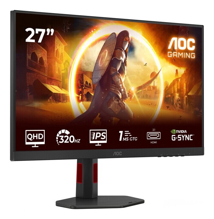 AOC G4 Q27G4SRU computer monitor 68.6 cm (27") 2560 x 1440 pixels Quad HD LED Black (Фото 2)