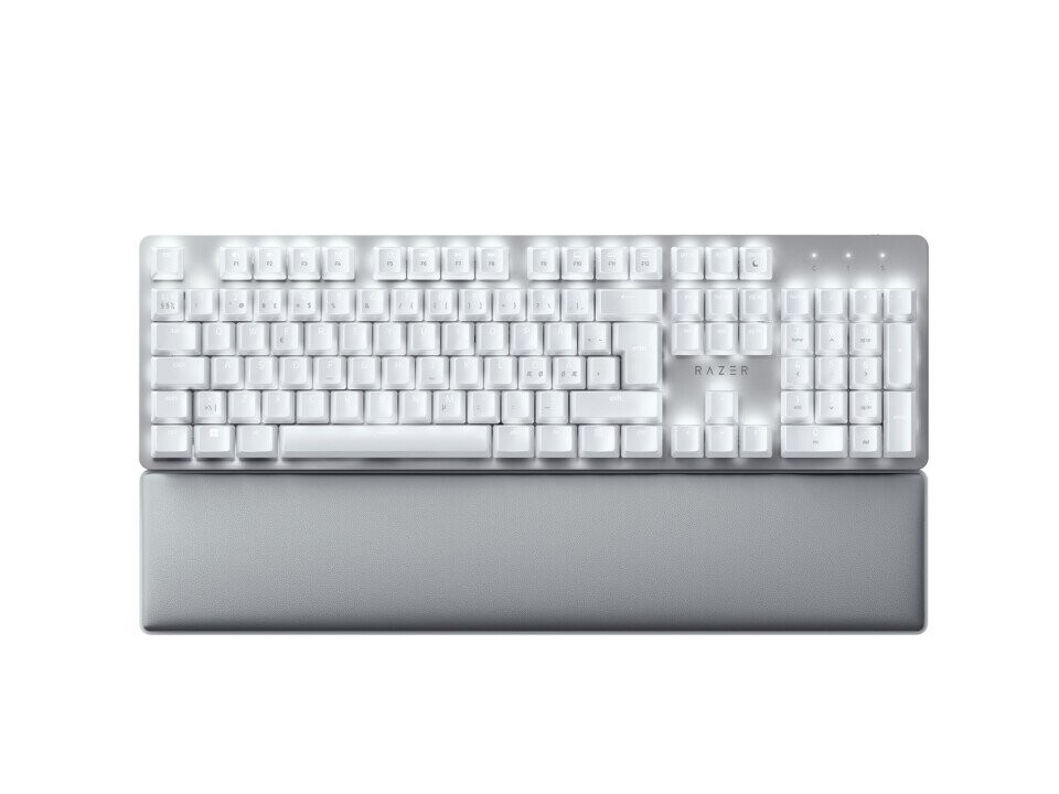 Razer Pro Type Ultra Mechanical Keyboard, Nordic Layout, Wireless/Wired, White (Attēls 1)