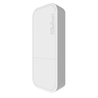 MikroTik RBwAPG-5HacT2HnD white Access Point Wi-Fi, 802.11a/n/ac, 2.4/5.0 GHz, Web-based management, 1.3 Gbit/s, Power over Ethernet (PoE) (Attēls 1)