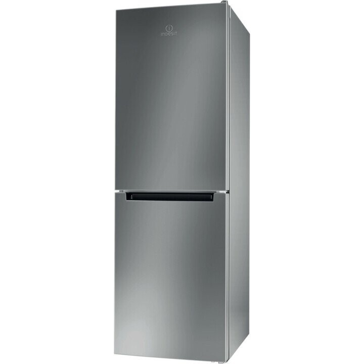 INDESIT Refrigerator LI7 SN1E X Energy efficiency class F, Free standing, Combi, Height 176.3 cm, No Frost system, Fridge net capacity 197 L, Freezer net capacity 98 L, 40 dB, Inox (Фото 1)