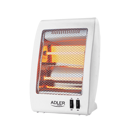 Adler Halogen Heater AD 7709 Halogen, Number of power levels 2, 400 / 800 W, White (Фото 1)