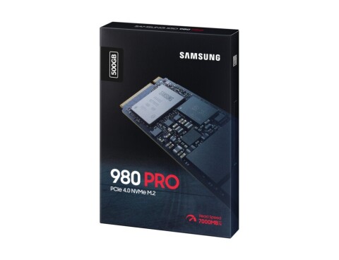 Samsung 980 PRO M.2 500 GB PCI Express 4.0 V-NAND MLC NVMe (Attēls 7)