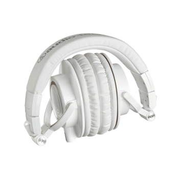 Audio Technica Headphones ATH-M50XWH 3.5mm (1/8 inch), Headband/On-Ear, White (Attēls 5)