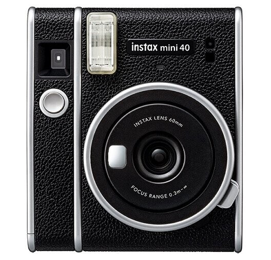 Fujifilm Instax Mini 40 Instant Camera, Black (Attēls 1)