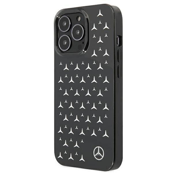 Mercedes MEHCP13XESPBK iPhone 13 Pro Max 6,7" czarny|black hardcase Silver Stars Pattern (Фото 2)