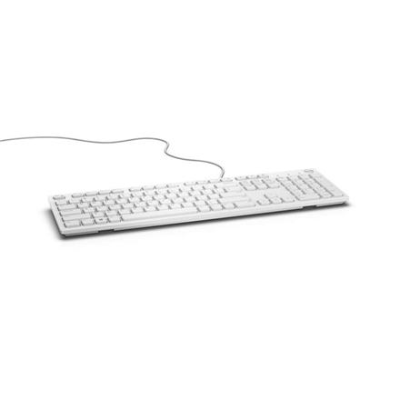 Dell KB216 Multimedia, Wired, Keyboard layout EN, USB, White, English, (Фото 1)