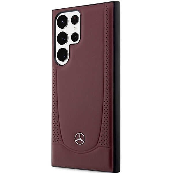 Mercedes MEHCS23LARMRE S23 Ultra S918 czerwony|red hardcase Leather Urban Bengale (Attēls 2)