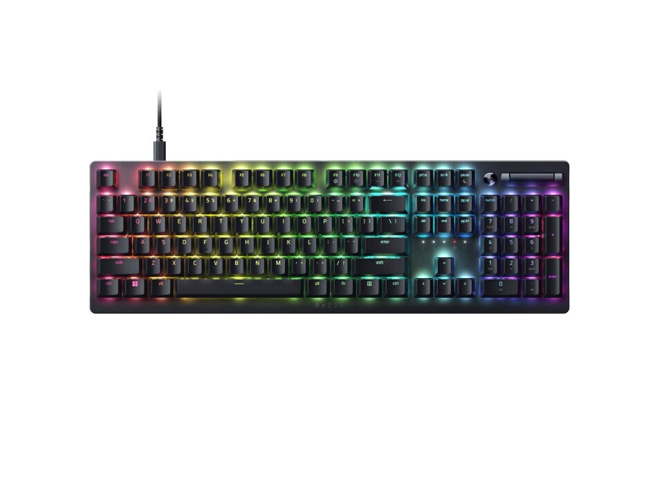Razer Deathstalker V2, Gaming Keyboard, RGB LED light, RU, Black, Wired,  Linear Optical Switch (Attēls 2)