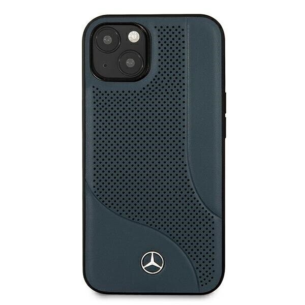 Mercedes MEHCP13SCDONA iPhone 13 mini 5,4" granatowy|navy hardcase Leather Perforated Area (Фото 3)