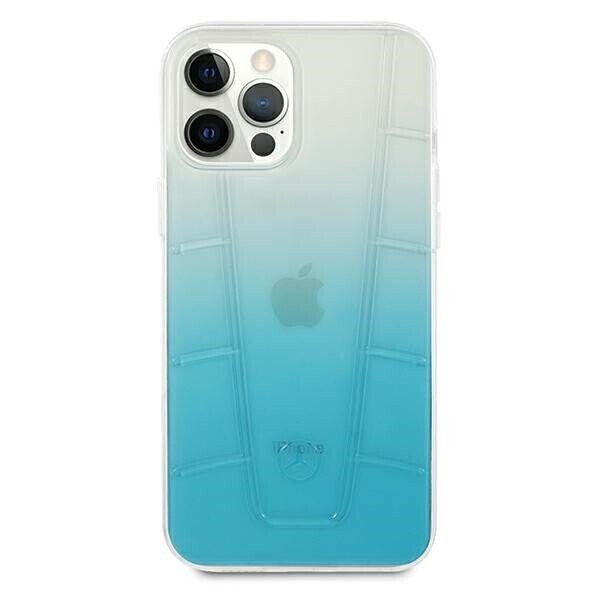 Mercedes MEHCP12MCLGBL iPhone 12|12 Pro 6,1" niebieski|blue hardcase Transparent Line (Attēls 3)