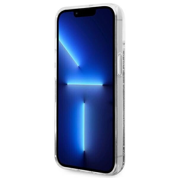 Karl Lagerfeld KLHCP14SLBKLCS iPhone 14 6,1" srebrny|silver hardcase Liquid Glitter Big KL (Attēls 5)