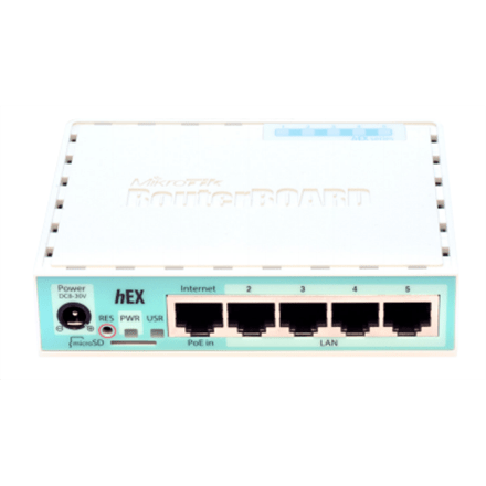 MikroTik RB750Gr3 Router 10/100/1000 Mbit/s, Ethernet LAN (RJ-45) ports 5, USB ports quantity 1 (Фото 1)
