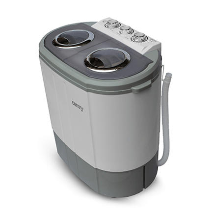 Camry Washing machine CR 8052 Top loading, Washing capacity 3 kg, 1300 RPM, Depth 40 cm, Width 60 cm, White-Grey, (Фото 1)