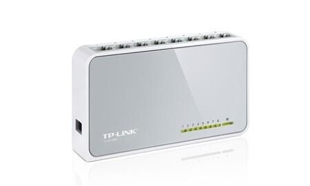 TP-LINK 8port 10/100 Switch Desktop (Attēls 1)