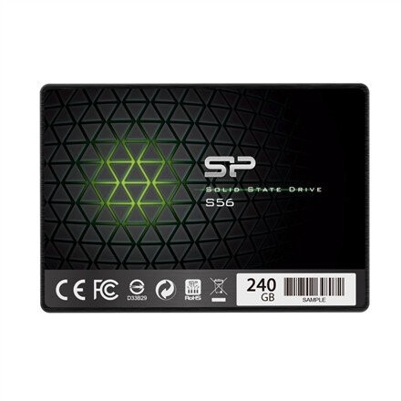 Silicon Power S56 240 GB, SSD form factor 2.5", SSD interface SATA, Write speed 530 MB/s, Read speed 560 MB/s (Фото 1)