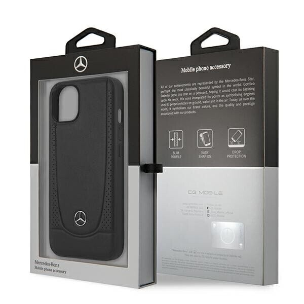 Mercedes MEHCP14SARMBK iPhone 14 6,1" czarny|black hardcase Leather Urban (Attēls 8)