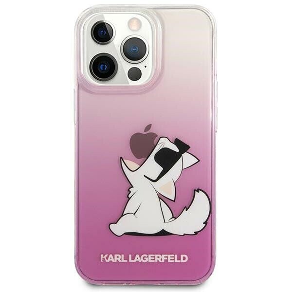 Karl Lagerfeld KLHCP14XCFNRCPI iPhone 14 Pro Max 6,7" hardcase różowy|pink Choupette Fun (Attēls 3)