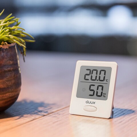 Duux Sense Hygrometer + Thermometer, White, LCD display (Attēls 6)