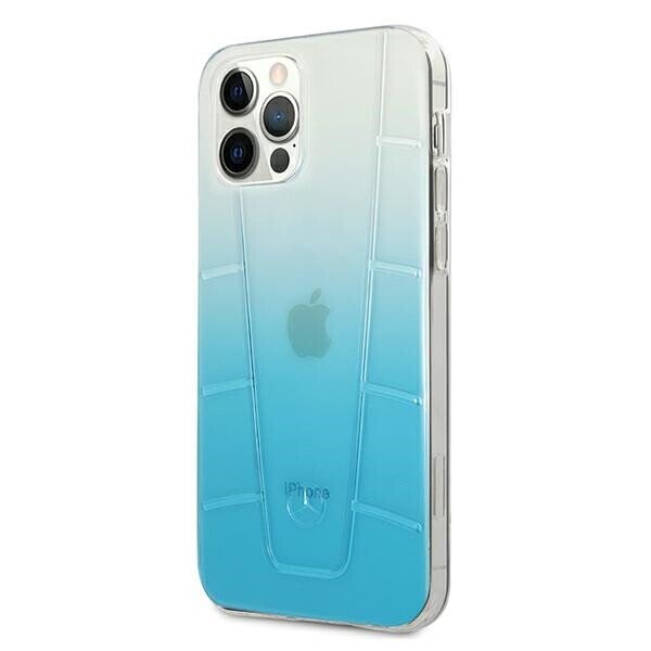 Mercedes MEHCP12LCLGBL iPhone 12 Pro Max 6,7" niebieski|blue hardcase Transparent Line (Фото 2)