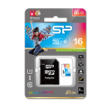 Silicon Power Elite UHS-1 Colorful 16 GB, MicroSDHC, Flash memory class 10, SD adapter (Фото 2)