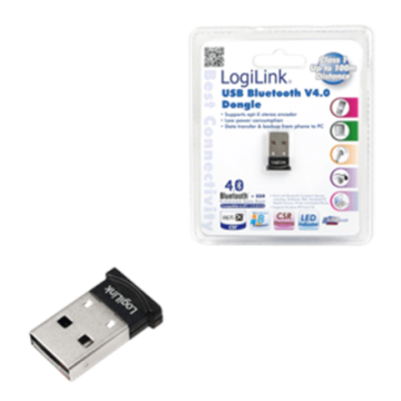 Logilink Logilink BT0037, Bluetooth V 4.0 EDR class 1 USB micro adapter (Фото 3)
