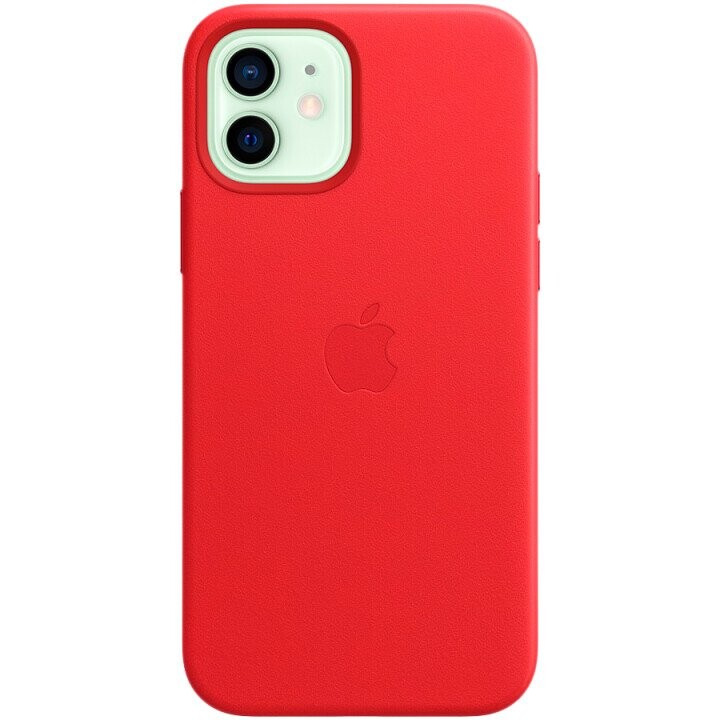 iPhone 12  12 Pro Leather Case with MagSafe - (PRODUCT)RED 