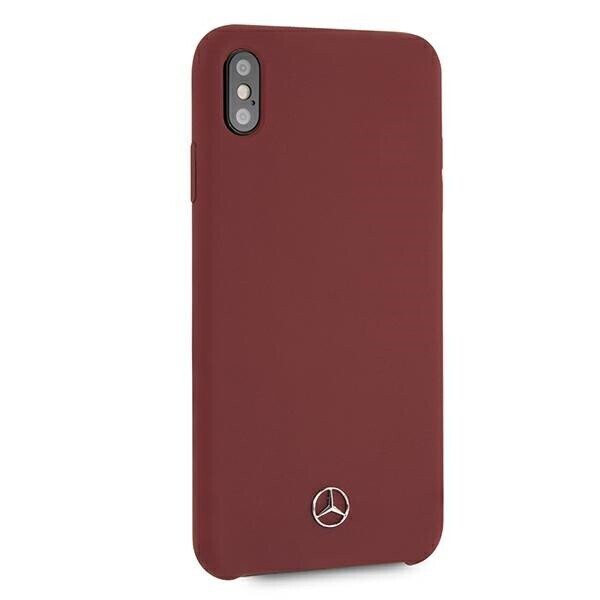 Mercedes MEHCI65SILRE iPhone Xs Max czerwony|red hardcase Silicone Line (Фото 5)