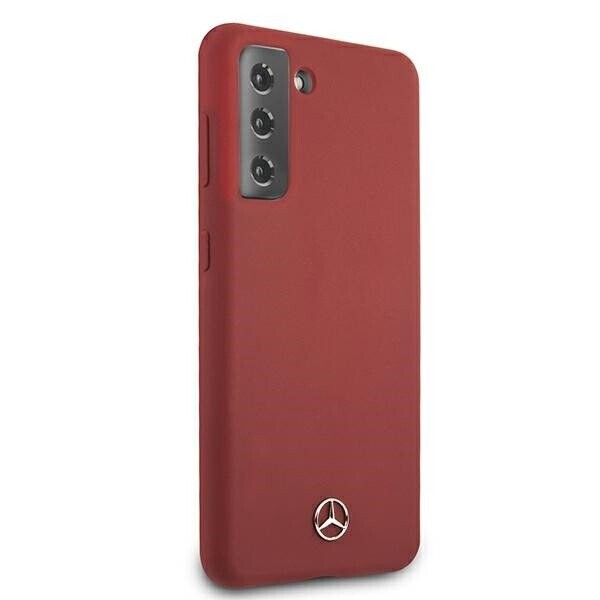 Mercedes MEHCS21SSILRE S21 G991 czerwony|red hardcase Silicone Line (Фото 4)