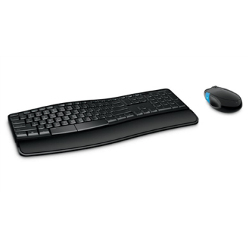 Microsoft L3V-00009 Sculpt Comfort Desktop Multimedia, Wireless, Keyboard layout EN, Black, Numeric keypad (Фото 1)