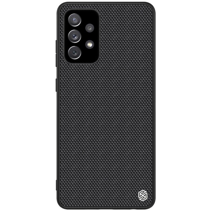 Nillkin Textured Case rugged cover with gel frame and nylon on the back Samsung Galaxy A72 4G black (Attēls 1)
