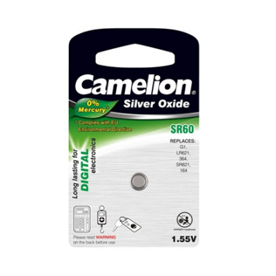 Camelion SR60W/G1/364, Silver Oxide Cells, 1 pc(s) (Фото 1)