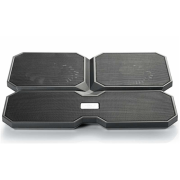 deepcool Multicore x6 Notebook cooler up to 15.6" 	900g g, 380X295X24mm mm, Black (Attēls 3)
