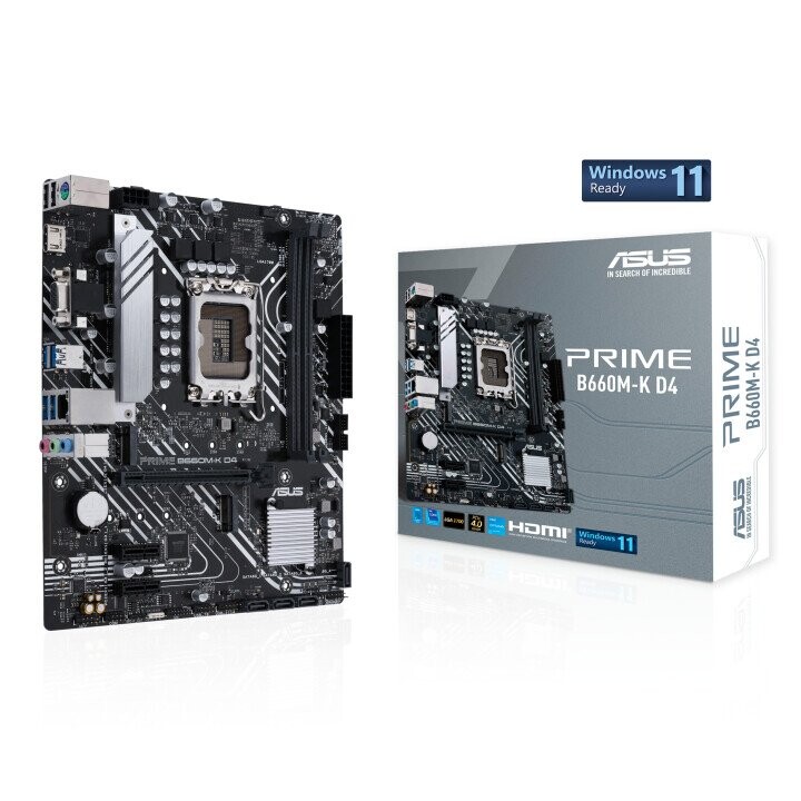 ASUS PRIME B660M-K D4 Intel B660 LGA 1700 micro ATX (Attēls 5)