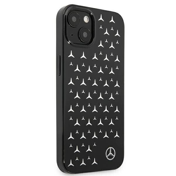 Mercedes MEHCP13MESPBK iPhone 13 6,1" czarny|black hardcase Silver Stars Pattern (Фото 4)