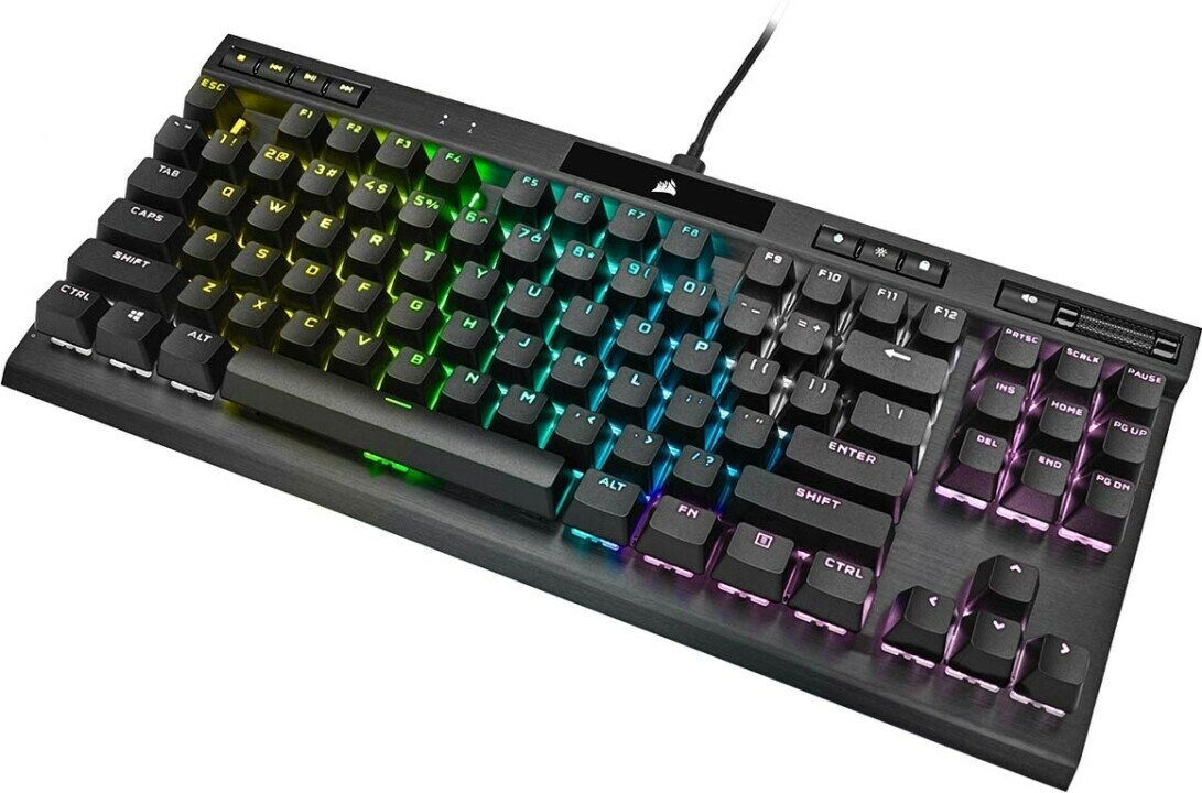 Corsair K70 RGB TKL  Mechanical Gaming keyboard, RGB LED light, NA, Wired, Black (Фото 3)