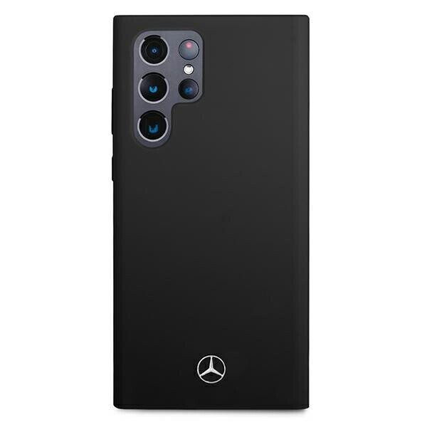 Mercedes MEHCS22LSILBK S22 Ultra S908 czarny|black hardcase Silicone (Attēls 3)