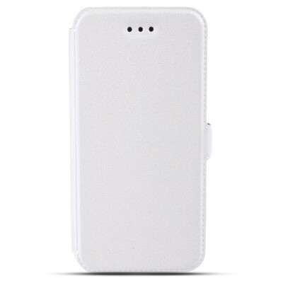 Telone Супер тонкий Чехол-книжка со стендом Huawei Mate 8 Белый (Фото 2)