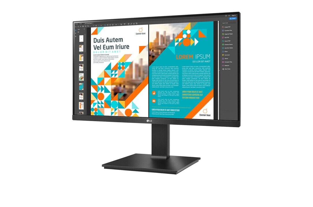 LG 24QP550-B computer monitor 60.5 cm (23.8") 2560 x 1440 pixels Quad HD LED Black (Attēls 2)