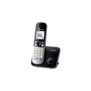 Panasonic Cordless KX-TG6811FXB Black, Caller ID, Wireless connection, Phonebook capacity 120 entries, Conference call, Built-in display, Speakerphone (Фото 1)