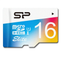 Silicon Power Elite UHS-1 Colorful 16 GB, MicroSDHC, Flash memory class 10, SD adapter (Фото 4)