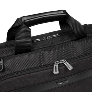Targus CitySmart TBT914EU Fits up to size 15.6 ", Black/Grey, Shoulder strap, Poly/PU, Messenger - Briefcase (Attēls 2)