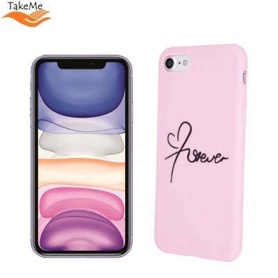 TakeMe "Love" серии Мягкий TPU чехол-крышка для Apple iPhone 11 Pro Розовый (Фото 1)