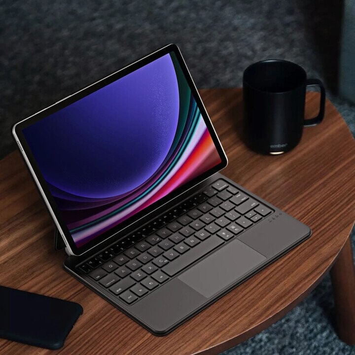 Dux Ducis Keyboard (MK Series) Case with Bluetooth Keyboard for Samsung Galaxy Tab S9 | S8 | S7 - Black (Фото 4)