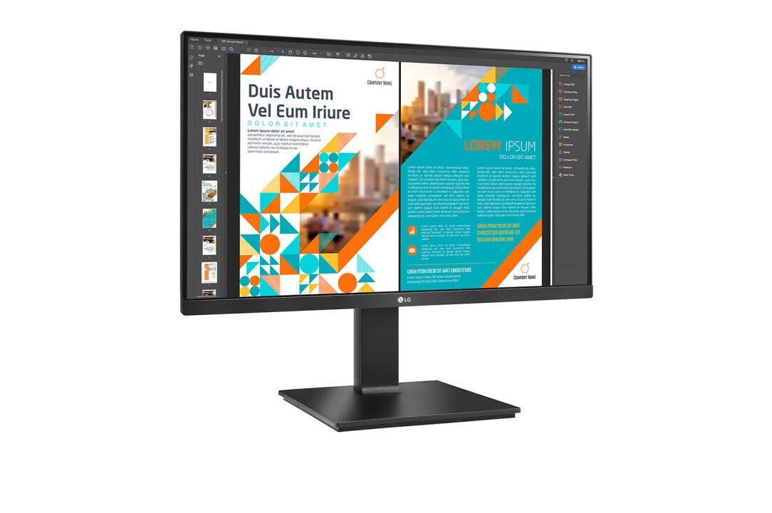 LG 24QP550-B computer monitor 60.5 cm (23.8") 2560 x 1440 pixels Quad HD LED Black (Attēls 3)