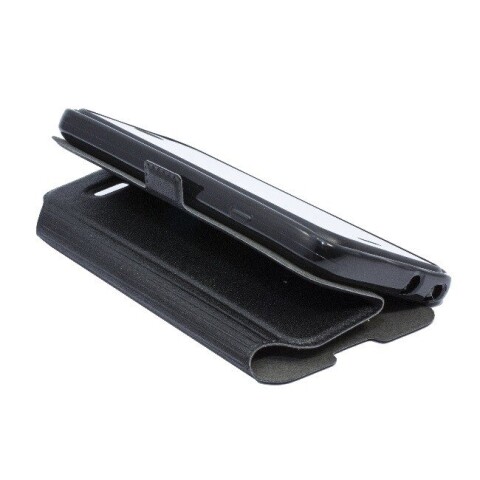 Telone Супер тонкий Чехол-книжка со стендом LG K520D Stylus 2 Черный (Фото 4)