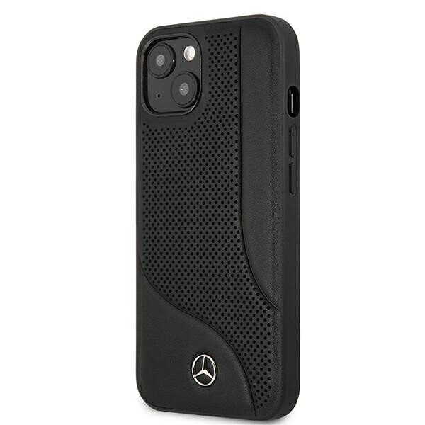 Mercedes MEHCP13SCDOBK iPhone 13 mini 5,4" czarny|black hardcase Leather Perforated Area (Attēls 2)