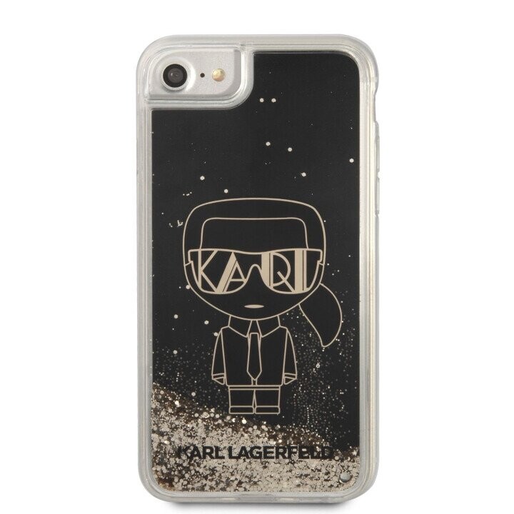 Karl Lagerfeld Liquid Glitter Gatsby Case for iPhone 7/8/SE2020/SE2022 Black (Фото 1)