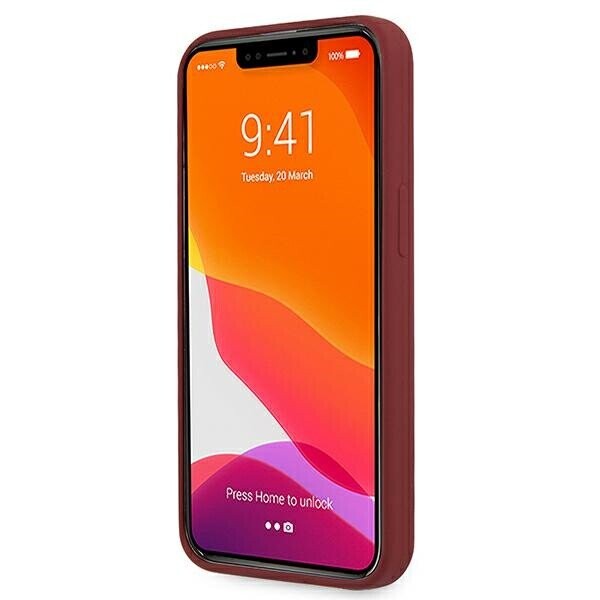 Mercedes MEHCP13XSILRE iPhone 13 Pro Max 6,7" czerwony|red hardcase Silicone Line (Attēls 5)