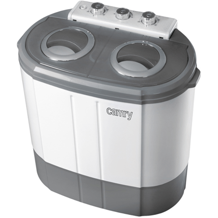 Camry Washing machine CR 8052 Top loading, Washing capacity 3 kg, 1300 RPM, Depth 40 cm, Width 60 cm, White-Grey, (Фото 4)