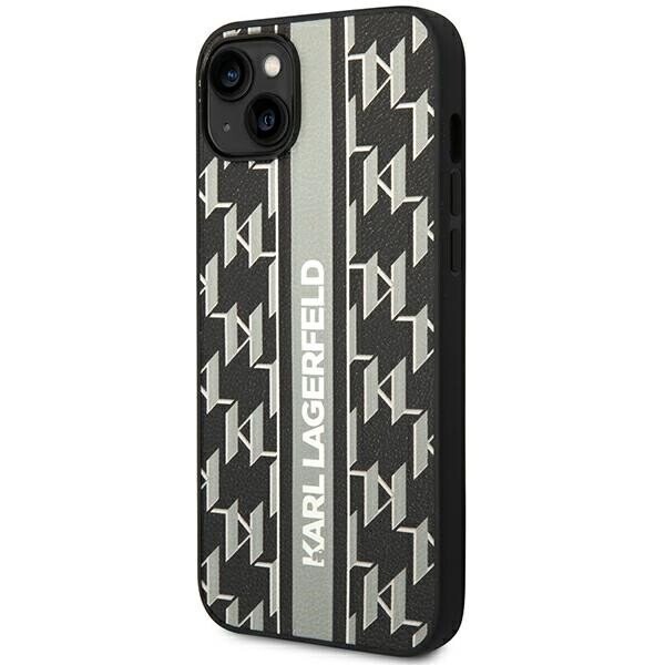 Karl Lagerfeld KLHCP14SPGKLSKG iPhone 14 6,1" hardcase szary|grey Monogram Stripe (Фото 2)